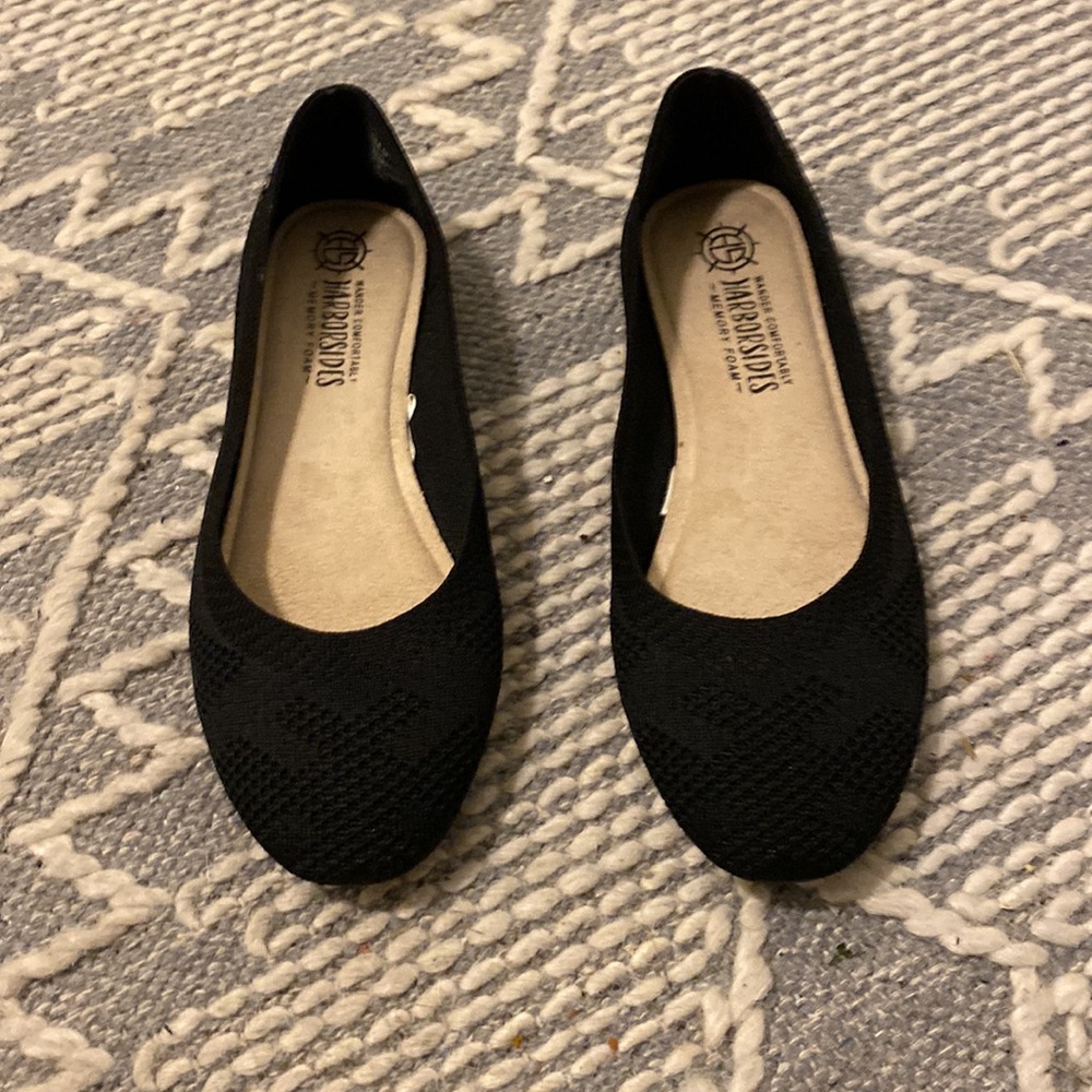 Harborsides Black flats